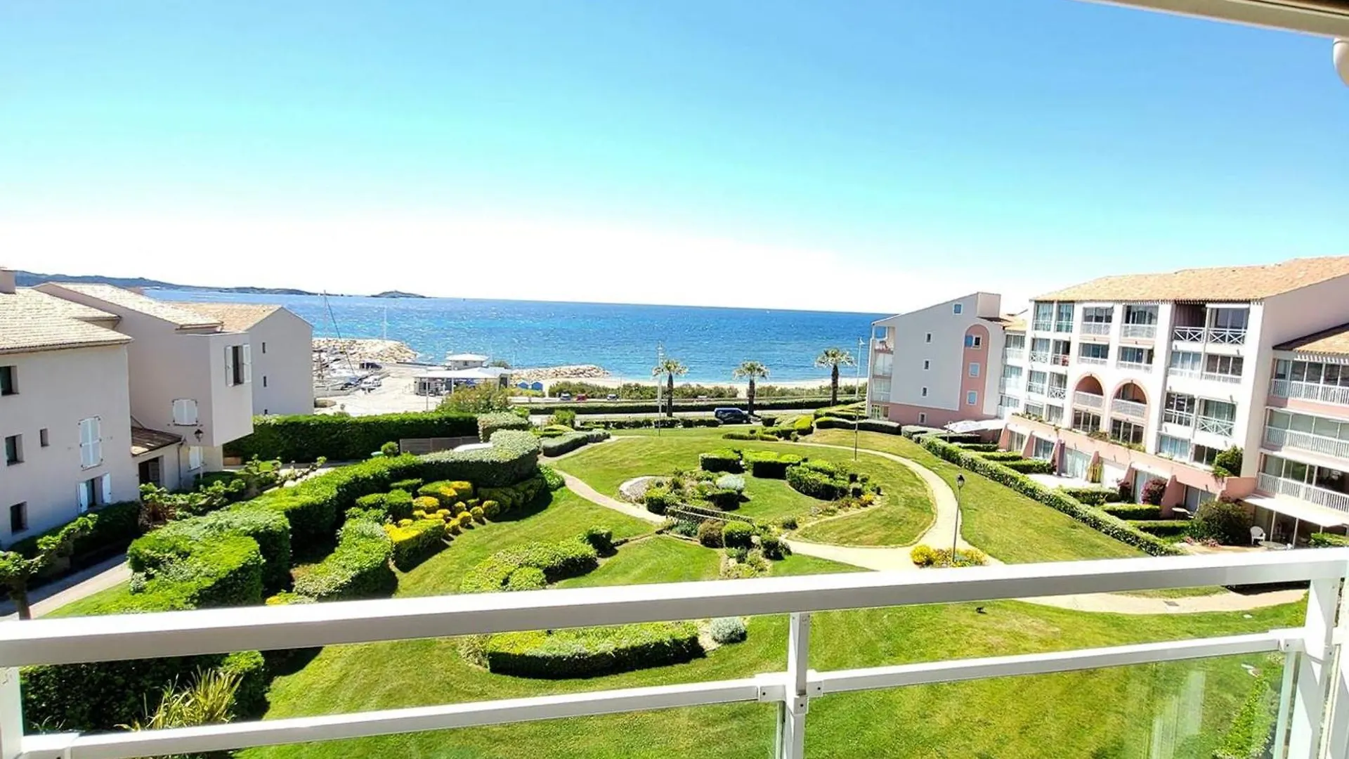 Apartment T3 Avec Piscine, Tennis, Climatisation, Parking A 200 M Des Plages - Fr-1-316-334 Six-Fours-les-Plages